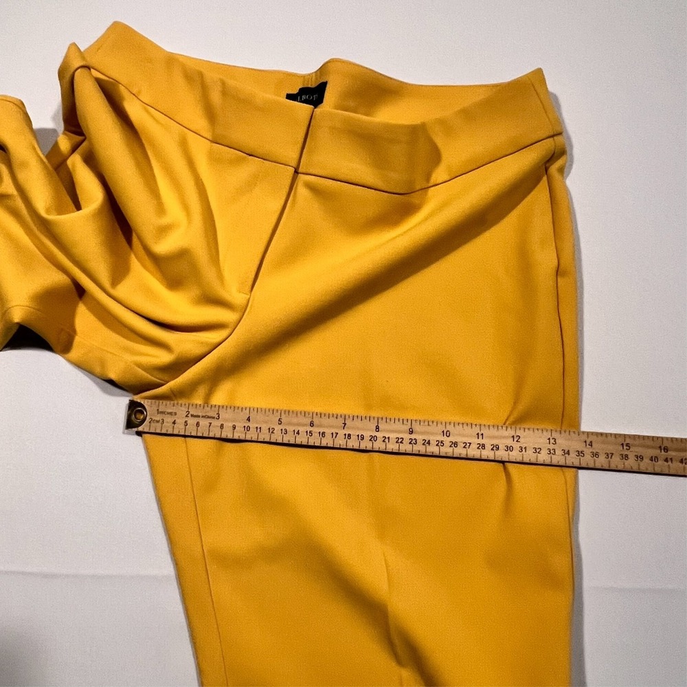 Talbots Signature Dress Pants Trousers Yellow Career Business Women's 14 NWT - Picture 5 of 14